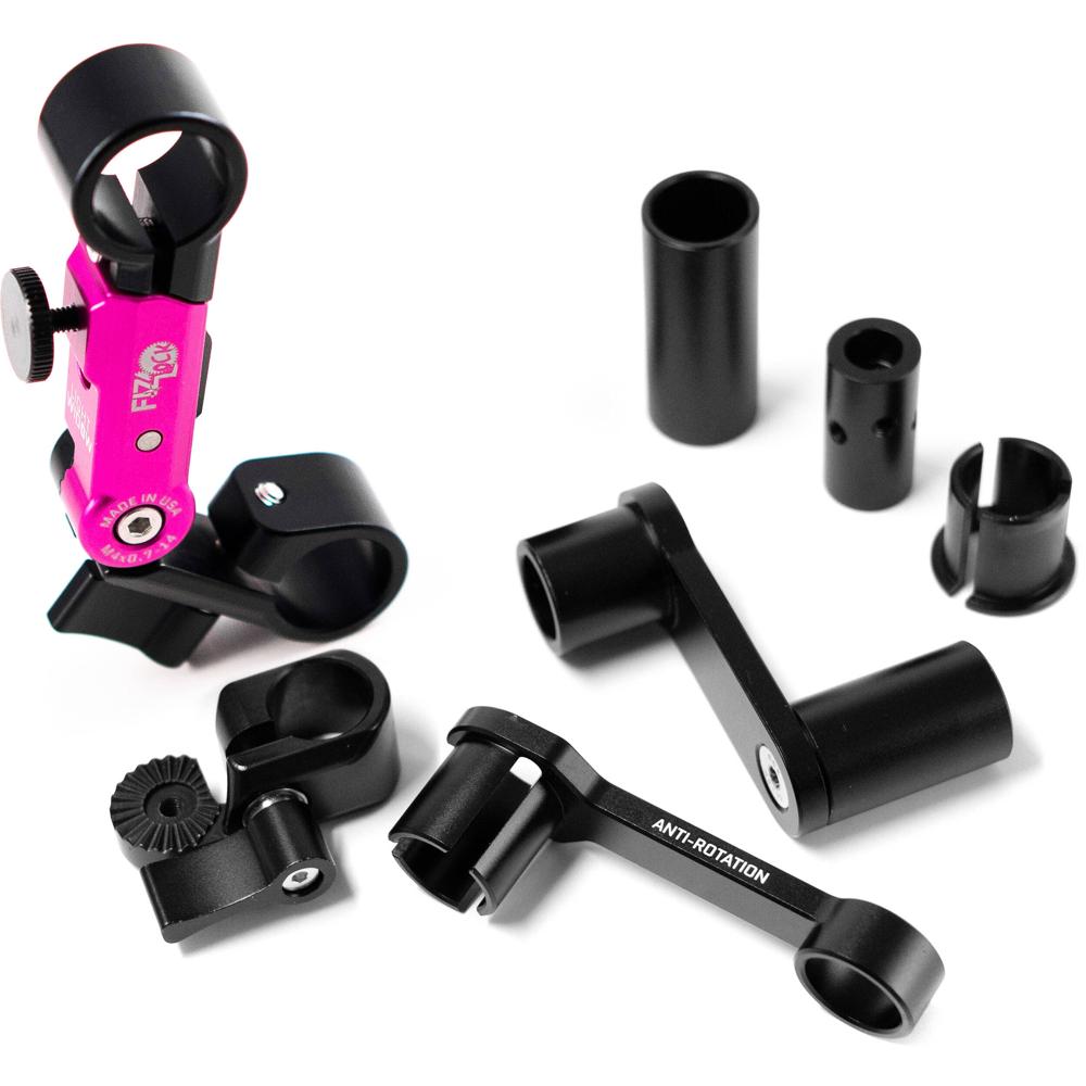 Light Widow FIZLock Sistema de Montaje Universal para Motor de Lente (Rosa) - Brazo Articu