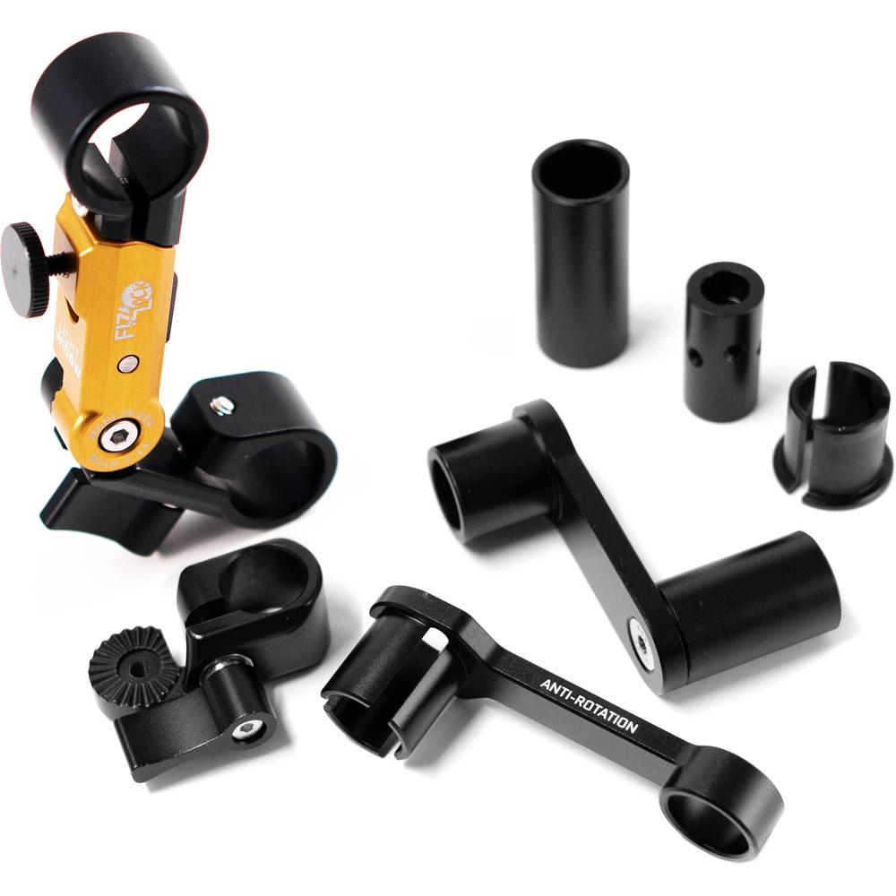 Light Widow FIZLock Sistema de Montaje Universal para Motor de Lente (Oro) - Brazo Articul