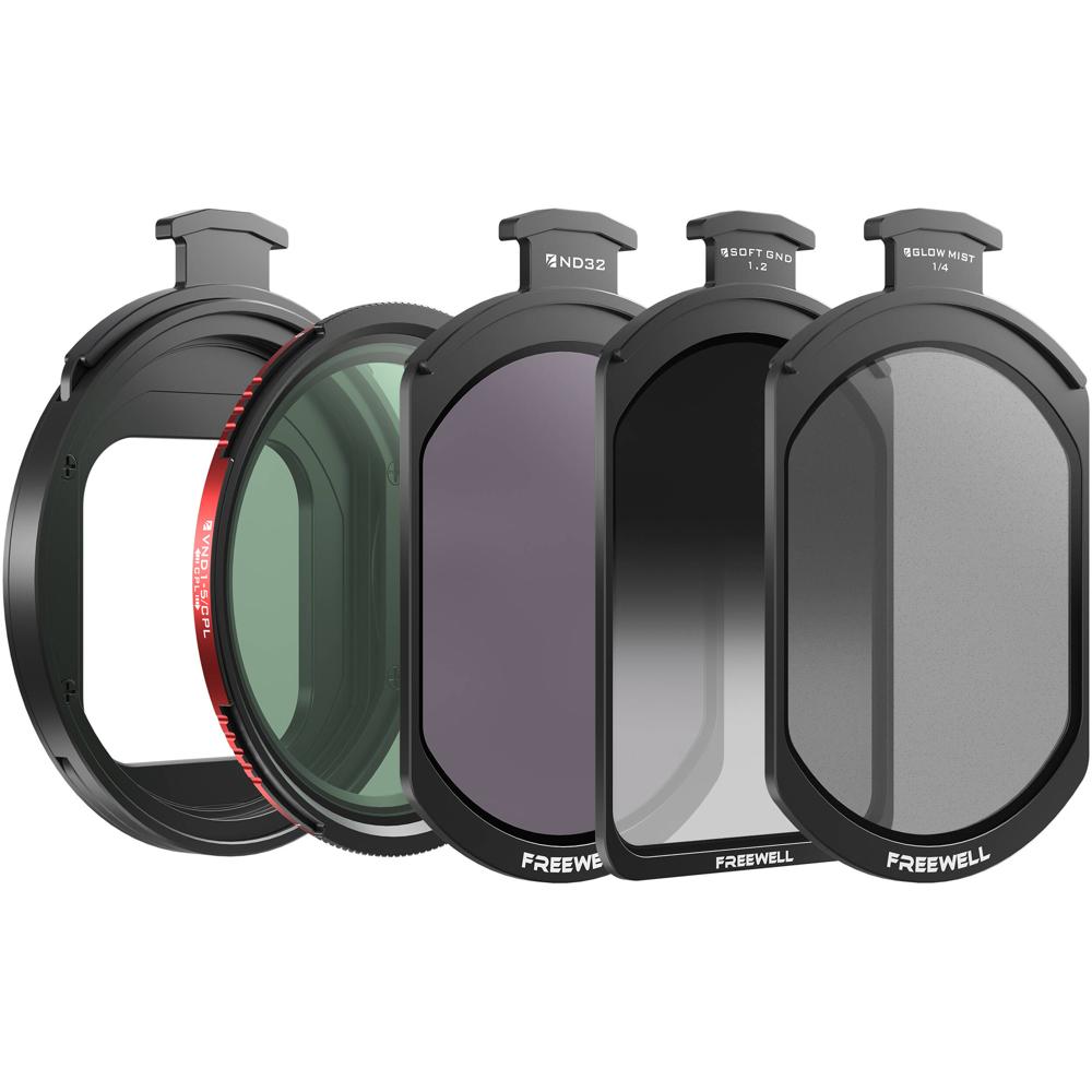 Freewell Kit de Filtros Híbridos para iPhone - Filtro VND/CPL de 1 a 10 Paradas, Filtro N