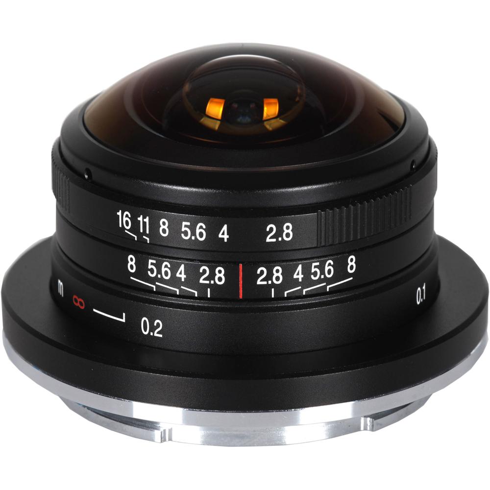 Venus Optics Laowa 4mm f/2.8 Fisheye Lens EF-M para Canon - 210° Ángulo de Visión, Dise