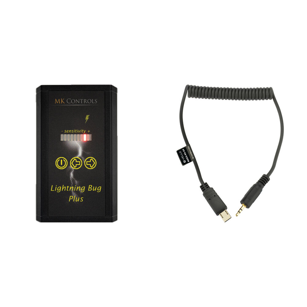 MK Controls Lightning Bug Plus Kit con Cable de Disparo Remoto Vello para Cámaras Sony Mu