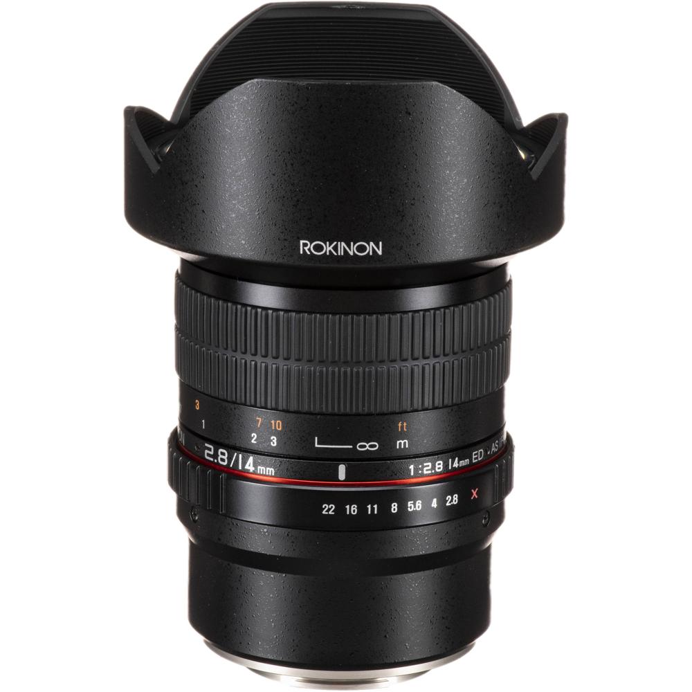 Rokinon 14mm f/2.8 ED AS IF UMC Lens para Fujifilm X Mount - Apertura máxima f/2.8, Eleme