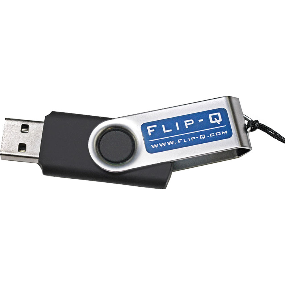 Prompter People Flip-Q Pro SW-DFQ-PCLUSB Software de Teleprompter para Mac y PC (USB)