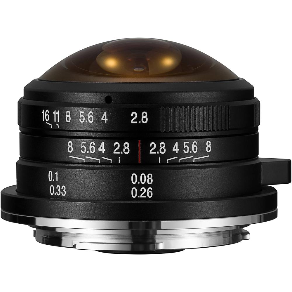 Venus Optics Laowa 4mm f/2.8 Fisheye Lens Micro Four Thirds 210° Ángulo de Visión
