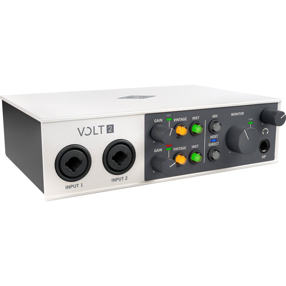 Universal Audio Volt 2 Interfaz de Audio/MIDI USB-C con 2 Preamplificadores Vintage y Conv