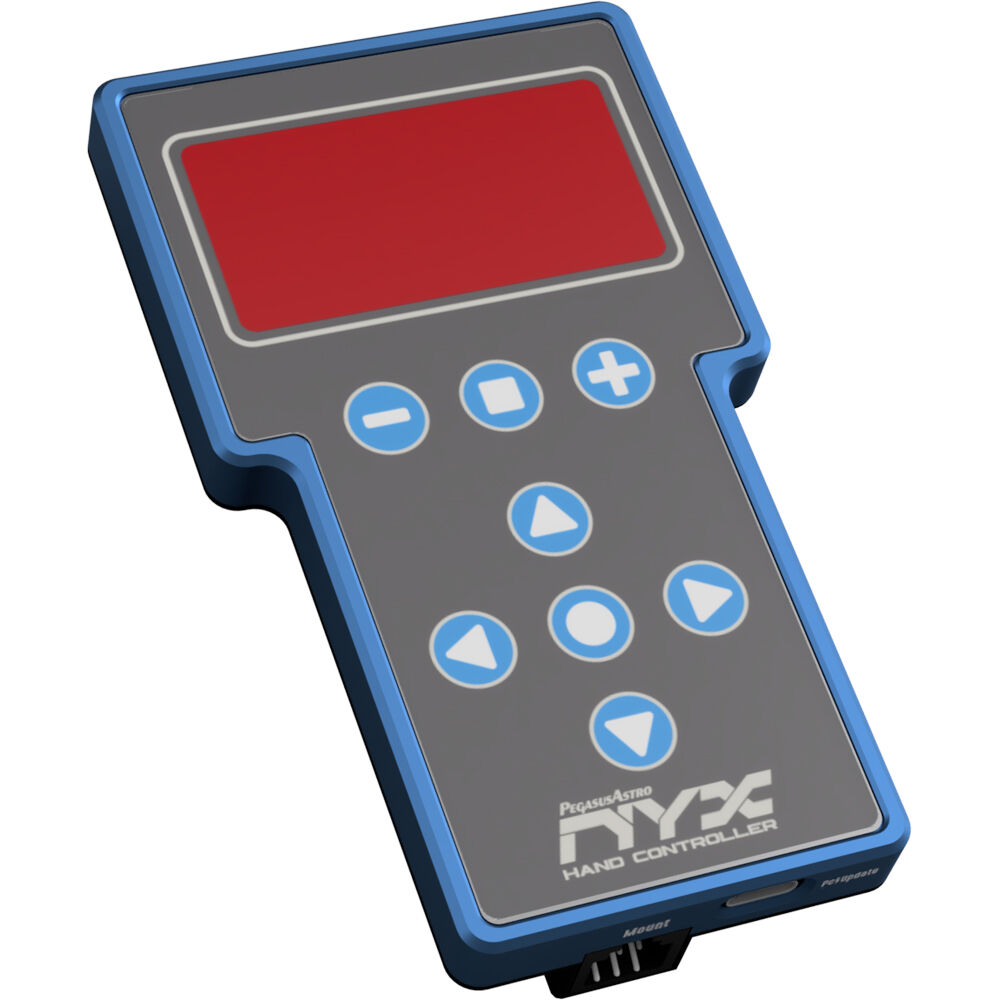 Pegasus Astro Controlador Manual NYX-101 - Pantalla OLED 2.4"" - Base de Datos de 30,000 Ob