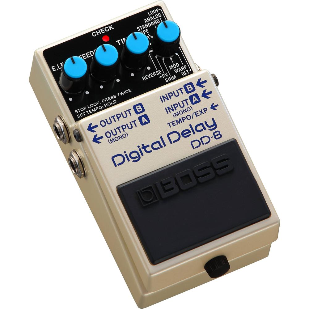 BOSS Pedal de Delay Digital DD-8 - Hasta 10 Segundos de Tiempo de Delay, 11 Modos de Delay