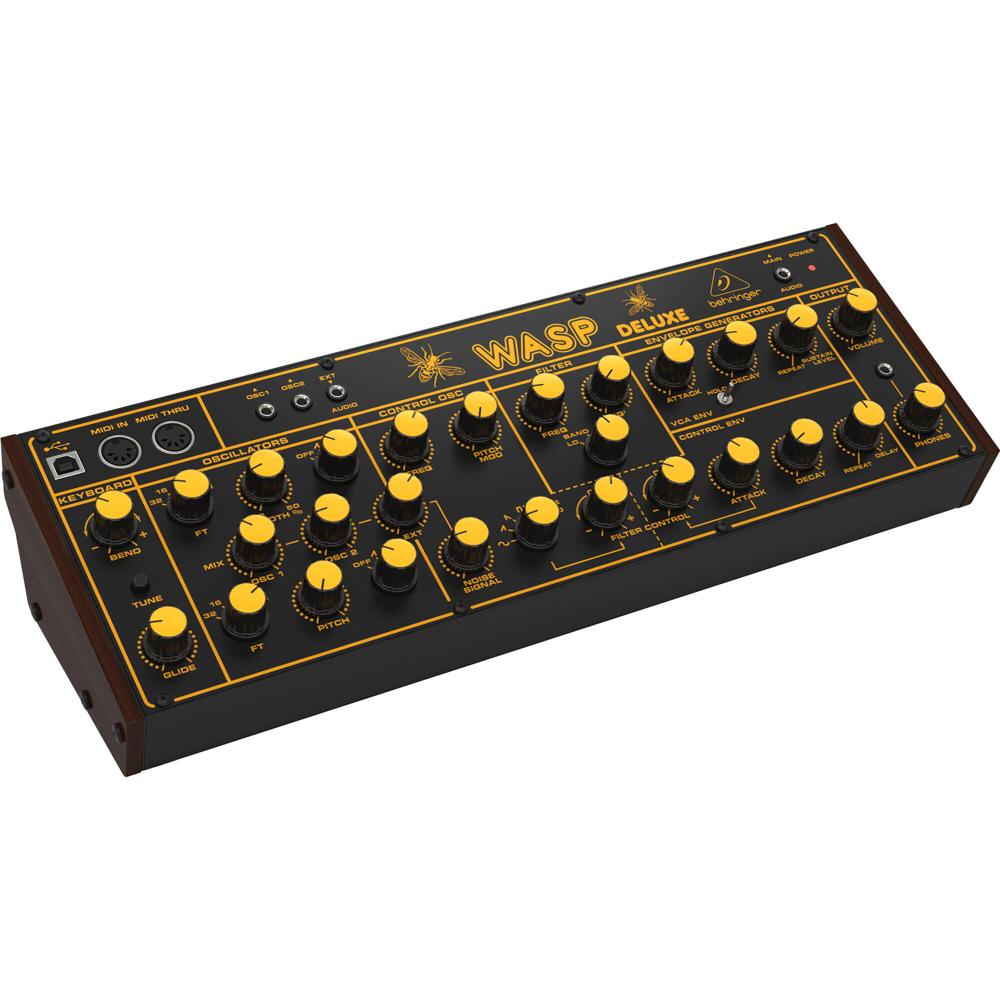 Behringer Wasp Deluxe Sintetizador Híbrido Digital/Analógico Monofónico de Escritorio c