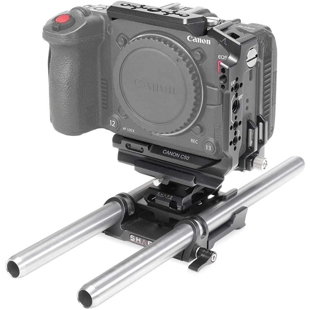 SHAPE Creator Camera Cage Kit para Canon EOS C50 con Base LWS de 15mm y Accesorios