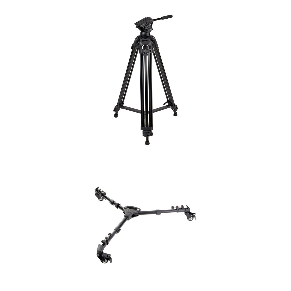 Magnus VT-4500 Sistema de Trípode de Video con Dolly Universal, Carga Máxima 17.6 lb