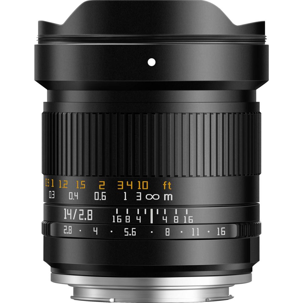 TTArtisan Lente 14mm f/2.8 para Sony E - Gran Angular, Enfoque Manual, 114° de Campo de V