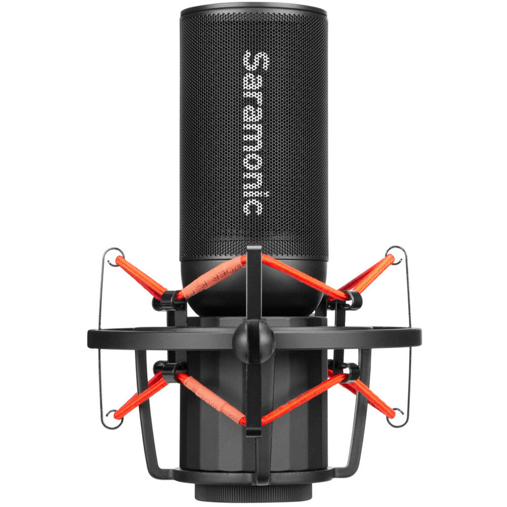 Saramonic SR-BV4 Micrófono Condensador Supercardioide de Diafragma Grande con Soporte Ant