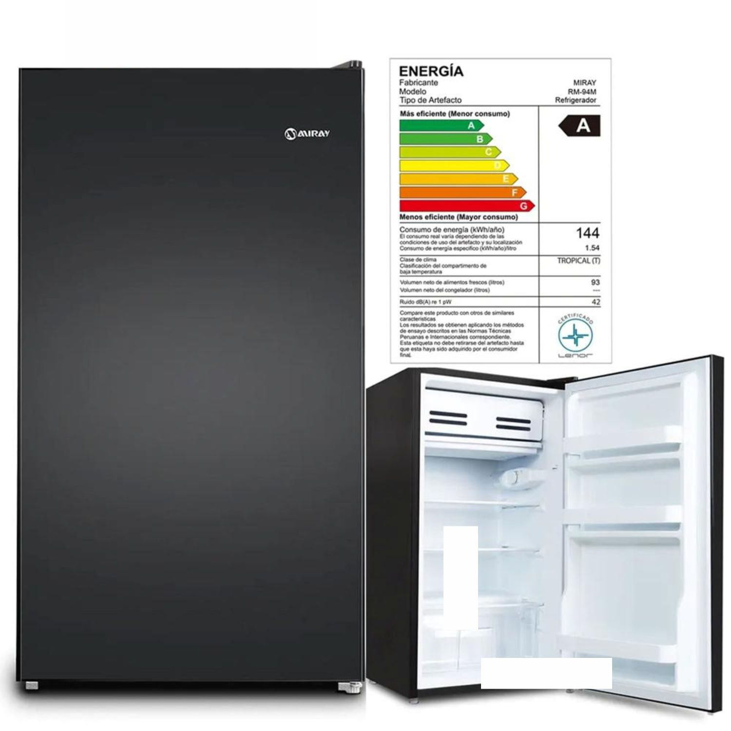 Frigobar-Refrigeradora RM-94M 93 L