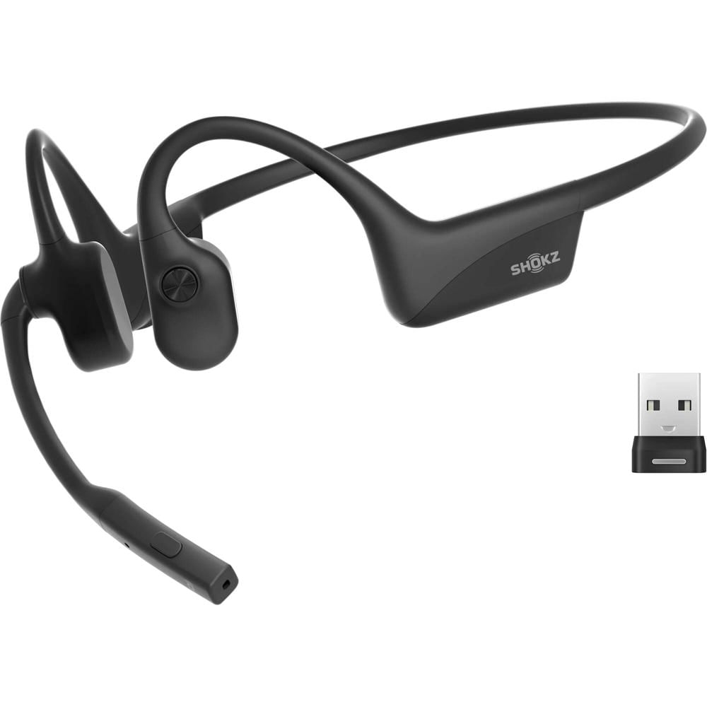 SHOKZ OpenComm2 UC Auricular Inalámbrico de Conducción Ósea con Micrófono Rotatorio y