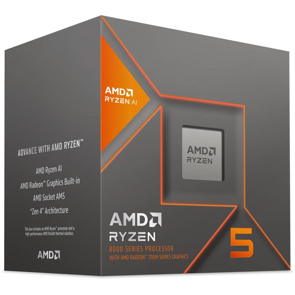AMD Ryzen 5 8600G Procesador AM5 4.3 GHz 6 Núcleos 12 Hilos con Gráficos Radeon 760M