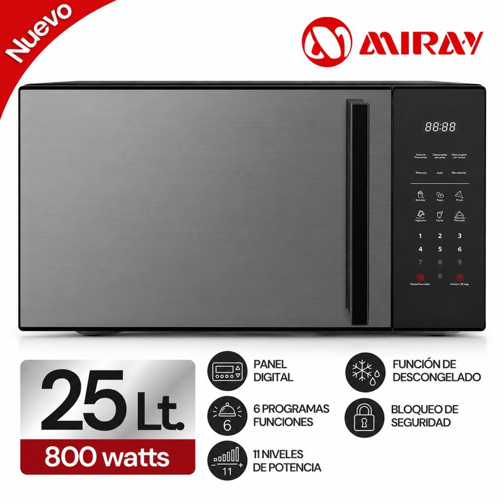 Horno Microondas HMM-255N 25 L
