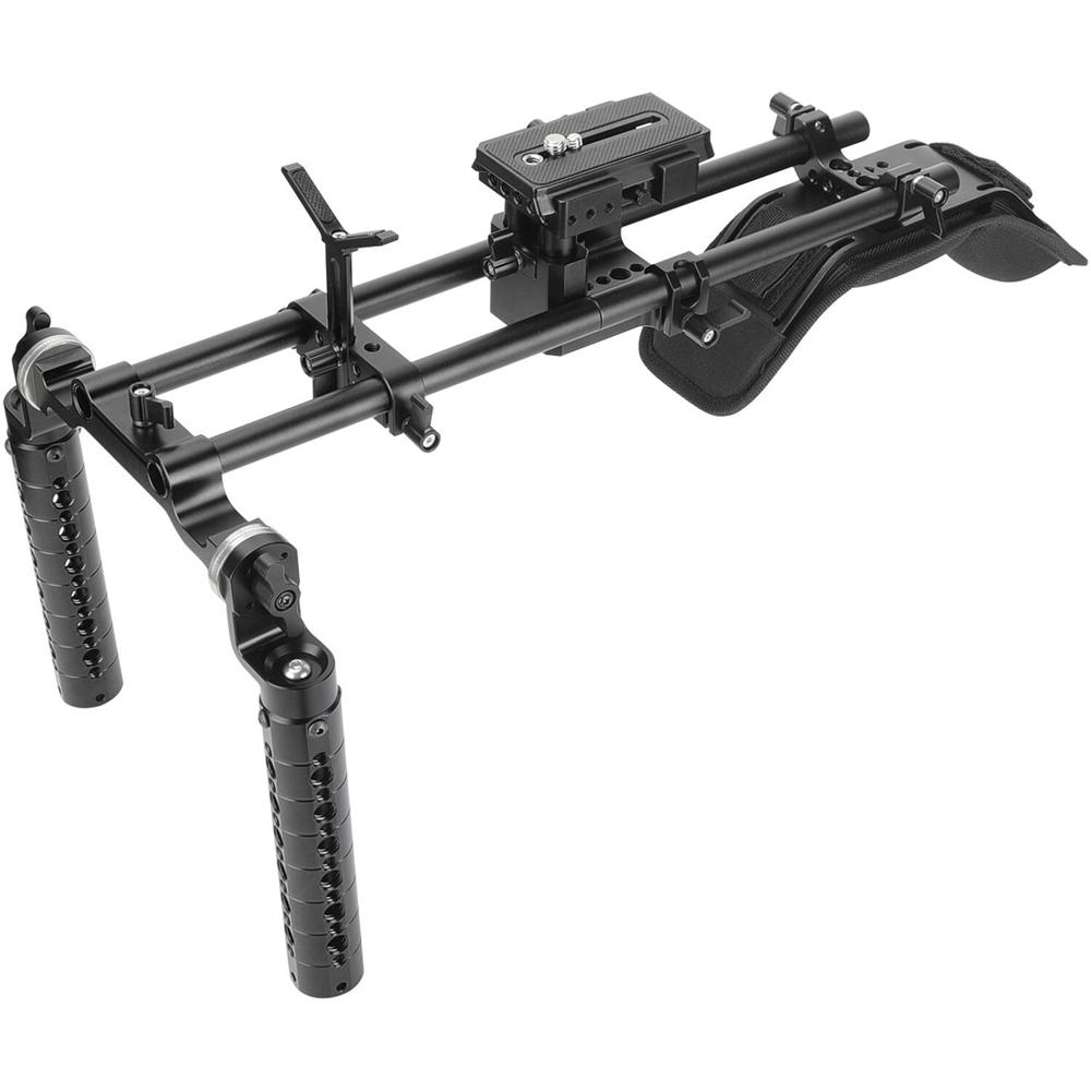 CAMVATE Rig de Montaje en Hombro Portátil con Base de Liberación Rápida Manfrotto
