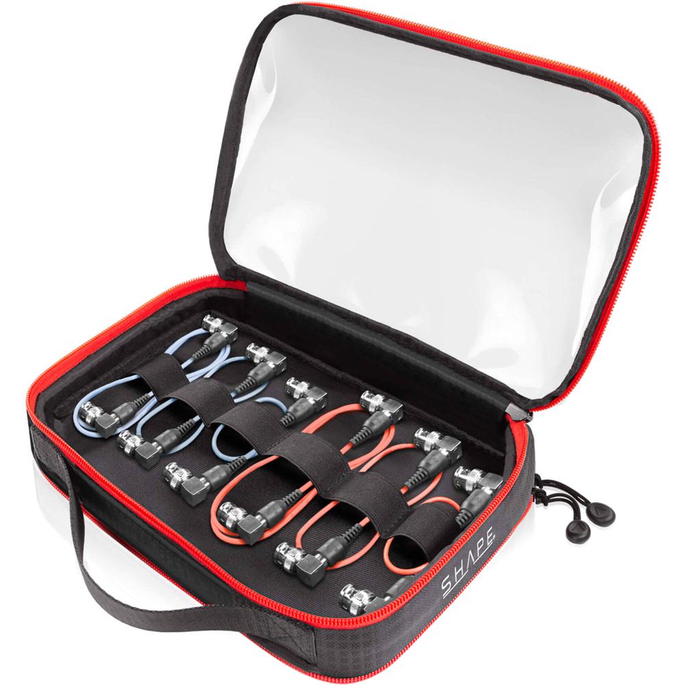 SHAPE Kit de Cables BNC 1st AC para Cámara - 12 Cables 3G-SDI con Conectores en Ángulo D