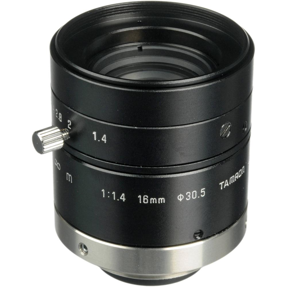 Tamron Lente C-Mount 23FM16SP 16mm Focal Fijo - Alta Resolución, Enfoque Manual, Distanci