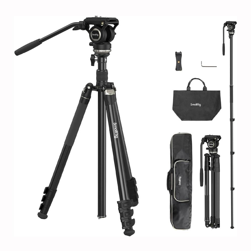 Tripode Monopie SamllRig CT210 Cabezal Fluido 190cm
