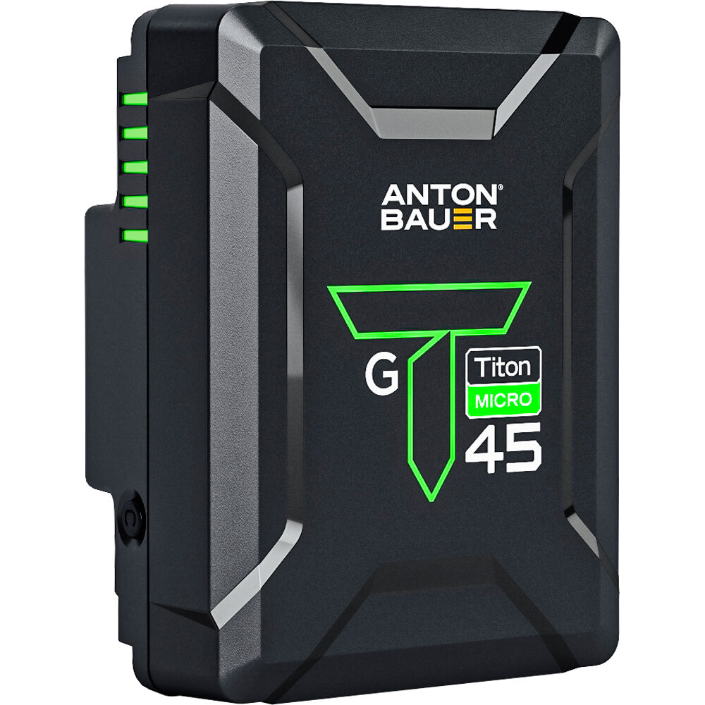 Anton/Bauer Titon Micro 45 Batería de Litio-Ion Gold Mount 45Wh, Soporta 8A de Carga Cont