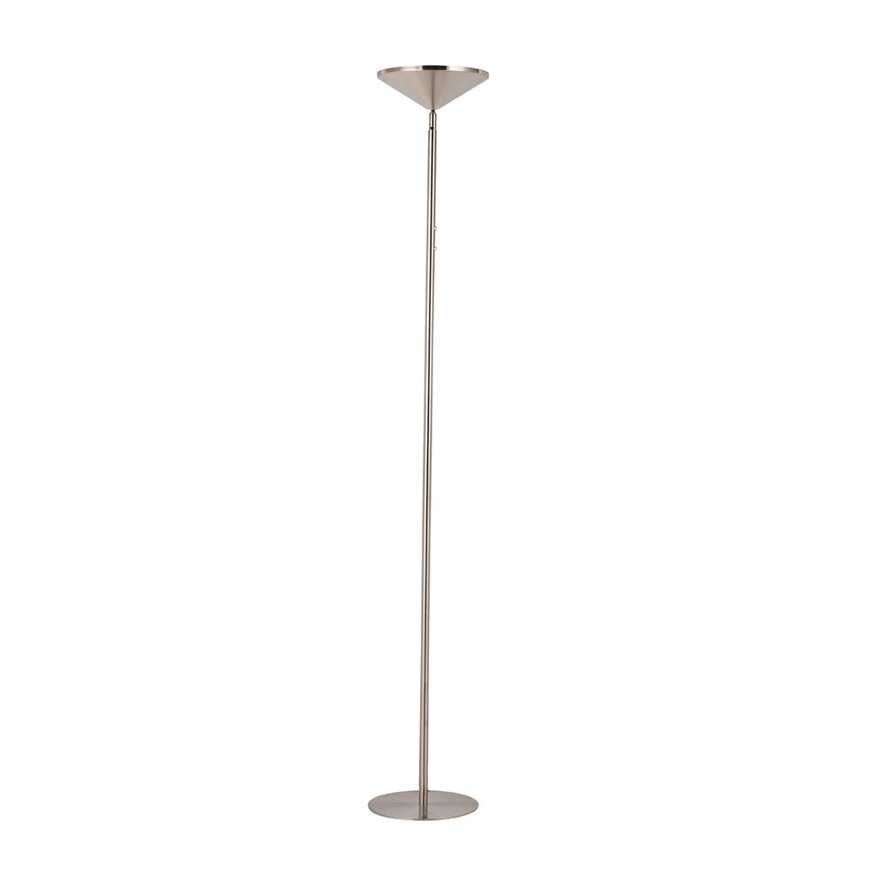 Lámpara de pie Sauki led 3700lm 180cm gris Inspire