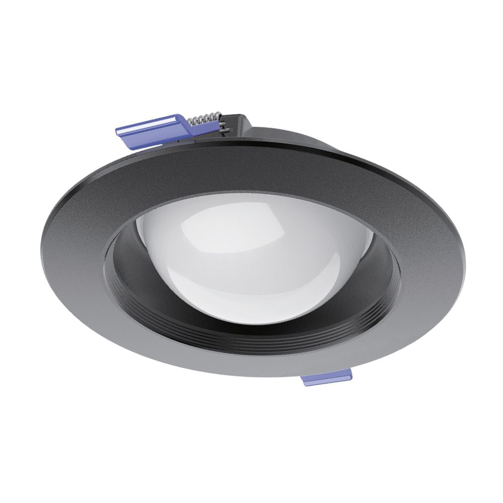 Spot Led Saturno Negro para Caja Octagonal 6w Luz Fría
 Wellmax-Samsung