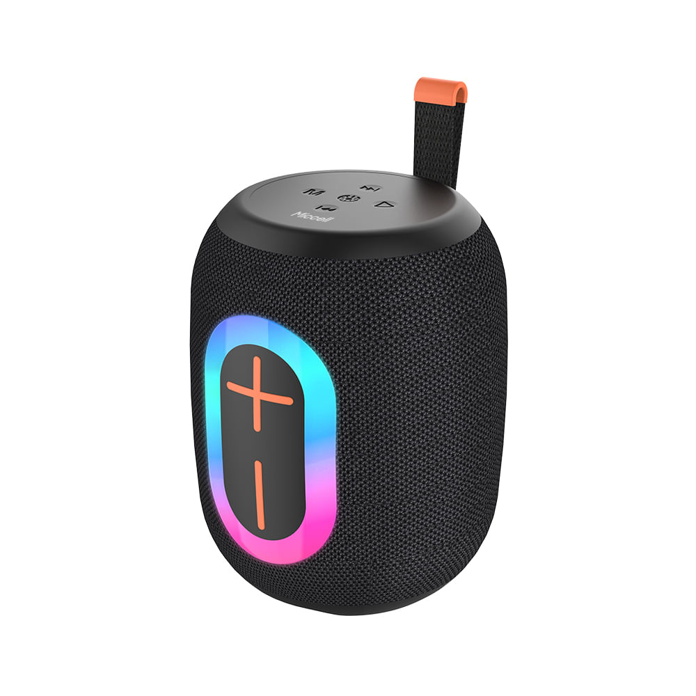 Miccell Parlante Bluetooth Portátil Inalámbrico con Sonido Estéreo Claro y Potente