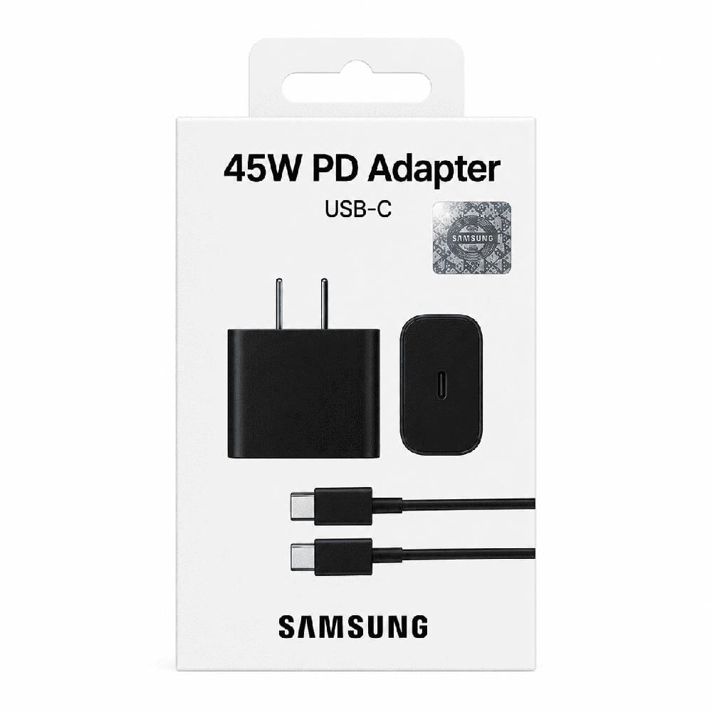 Cargador Rápido 45W USB C con Cable Tipo C a C para Samsung Galaxy Android