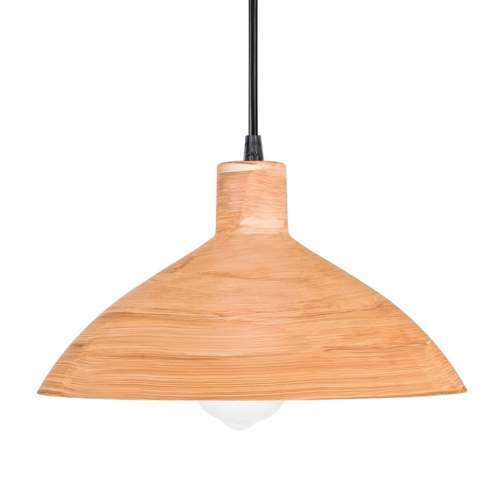 Lámpara Colgante Ciametsa Nuria 1 Luz E27 Madera