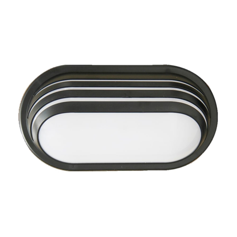 Aplique Ovalado LED Rejilla 20W Luz Amarilla Luminika