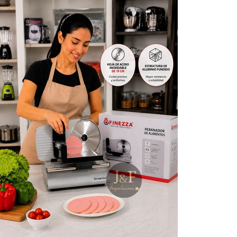 Rebanadora De Alimentos Finezza FZ-106RA
