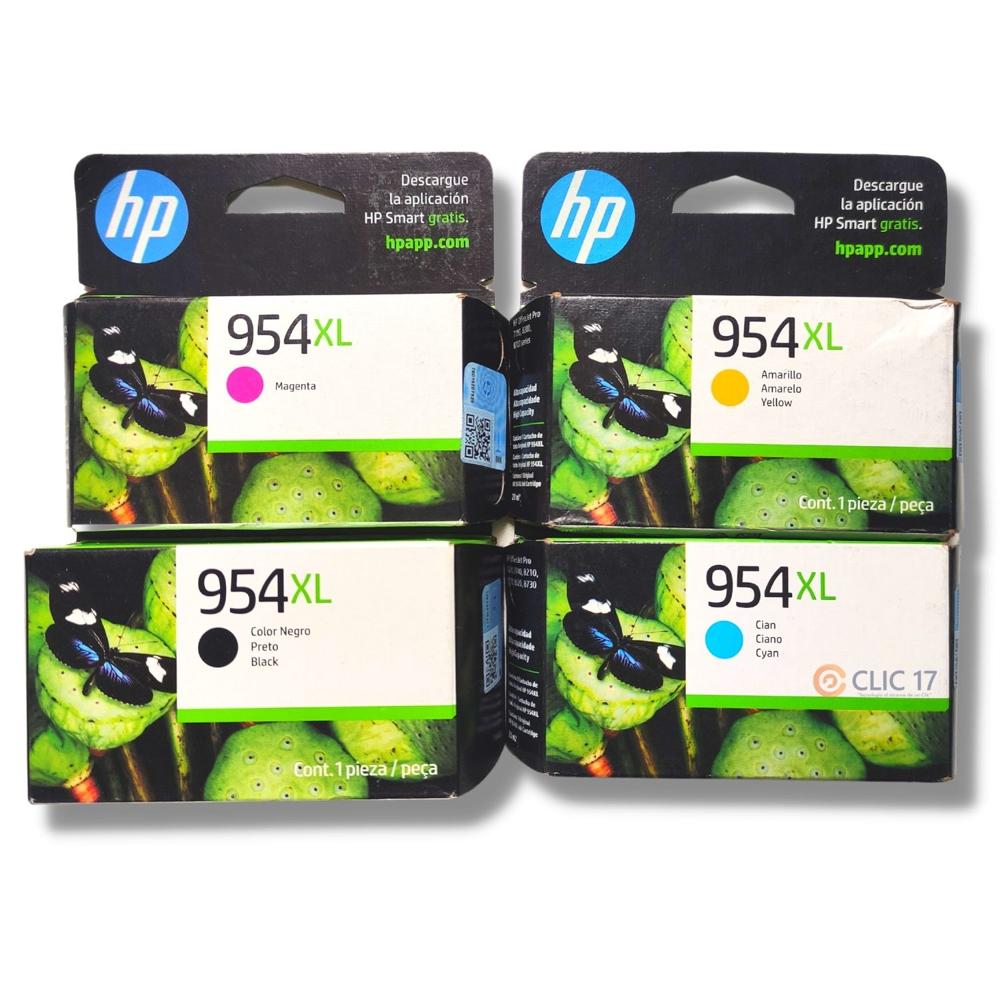 TINTA HP 954XL PACK DE 4 COLORES ORIGINAL