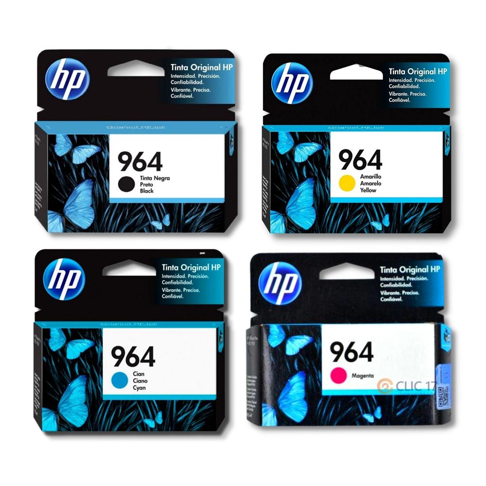 TINTA HP 964 PACK DE 4 COLORES ORIGINAL