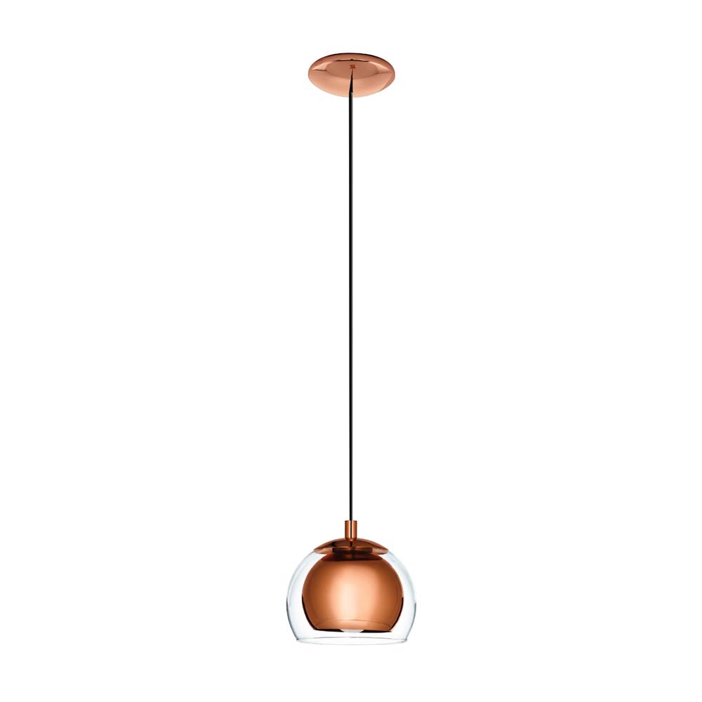 Lámpara Colgante Eglo Rocamar Marrón de Acero Moderno 110 cm