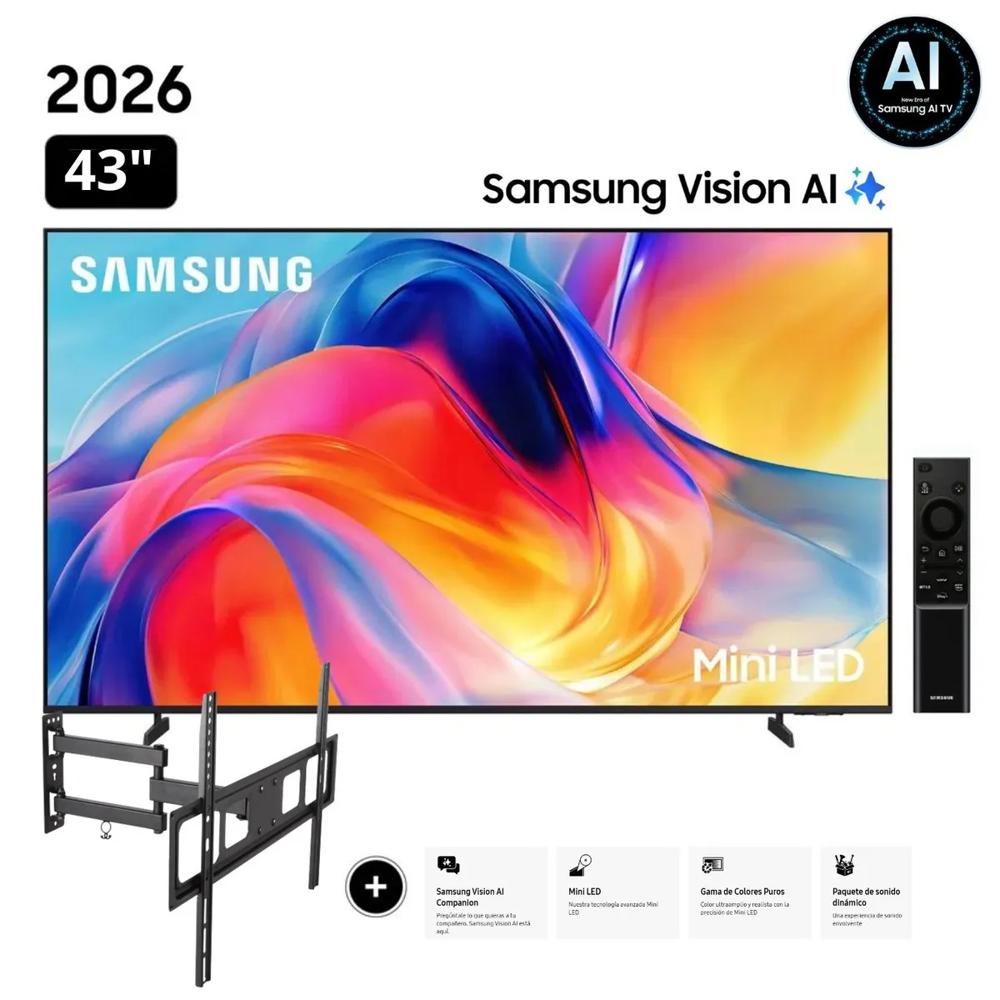 Televisor Samsung 43 Mini LED 43M70H Vision AI Smart TV - Rack Giratorio