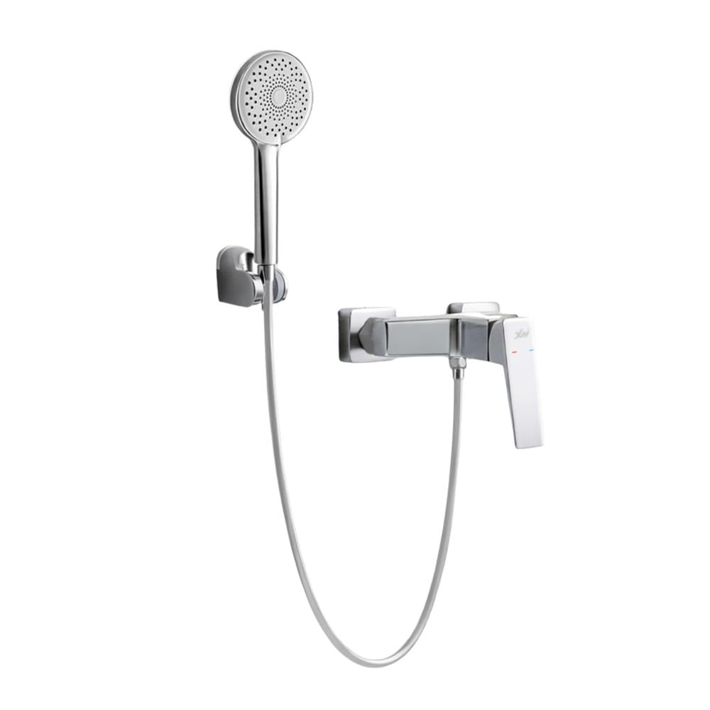 Mezcladora para Ducha y Tina de Bronce Cromado para Baño