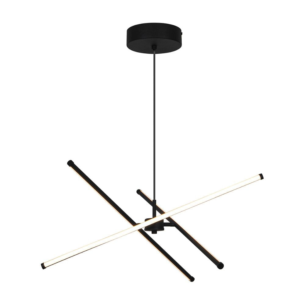 Lámpara Colgante Led Orange Mini Seúl 26W Luz Cálida Negro