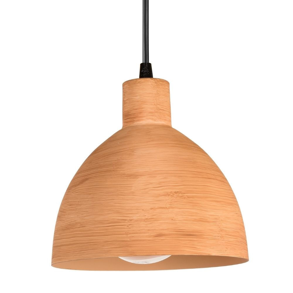 Lámpara Colgante Ciametsa Scencia 1 Luz E27 Madera
