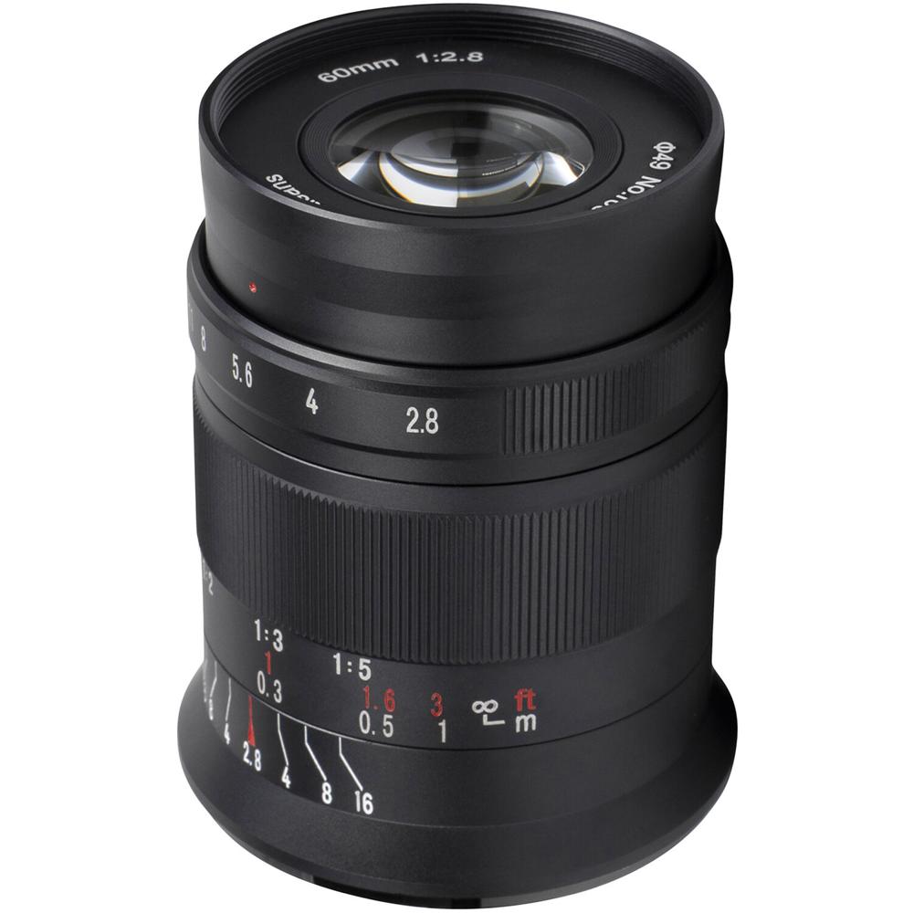 7Artisans 60mm f/2.8 Macro Mark II - Lente Macro E-Mount para Sony APS-C, 1:1 MagnificaciÃ