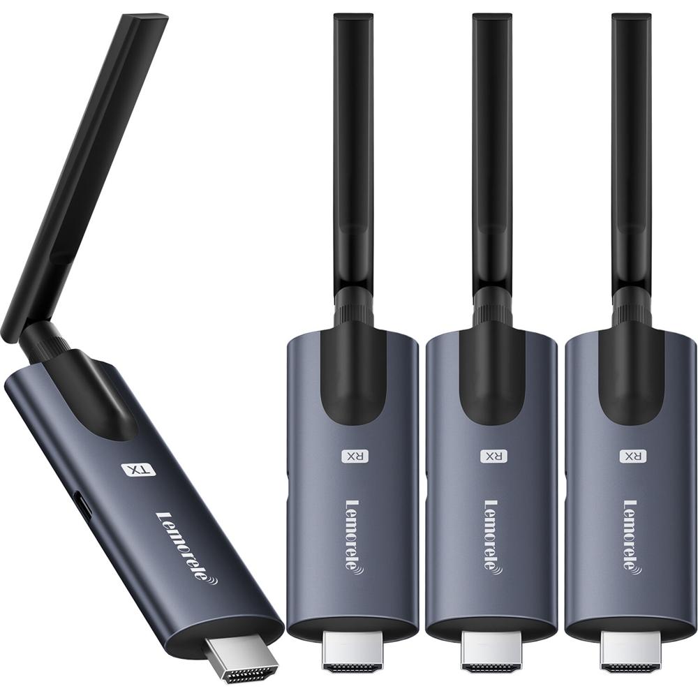 Lemorele R1030 Sistema de Transmisión de Video HDMI Inalámbrico (1 TX / 3 RX) - Resoluci