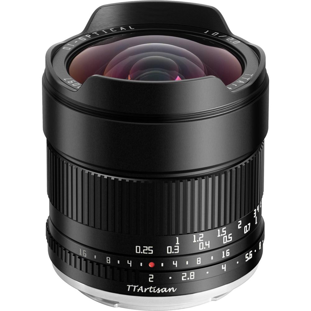 TTArtisan Lente 10mm f/2.0 para Sony E - Diseño Asférico, Enfoque Manual, Incluye Adapta