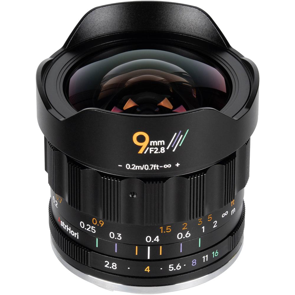 AstrHori Lente MF 9mm f/2.8 para Sony E - Ultra Gran Angular, Diseño Retro, Distancia Mí