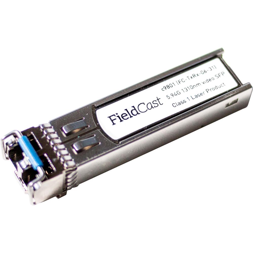 FieldCast Transceptor de Fibra Óptica SFP 6G - Transmite y Recibe Señales de Video 1080p