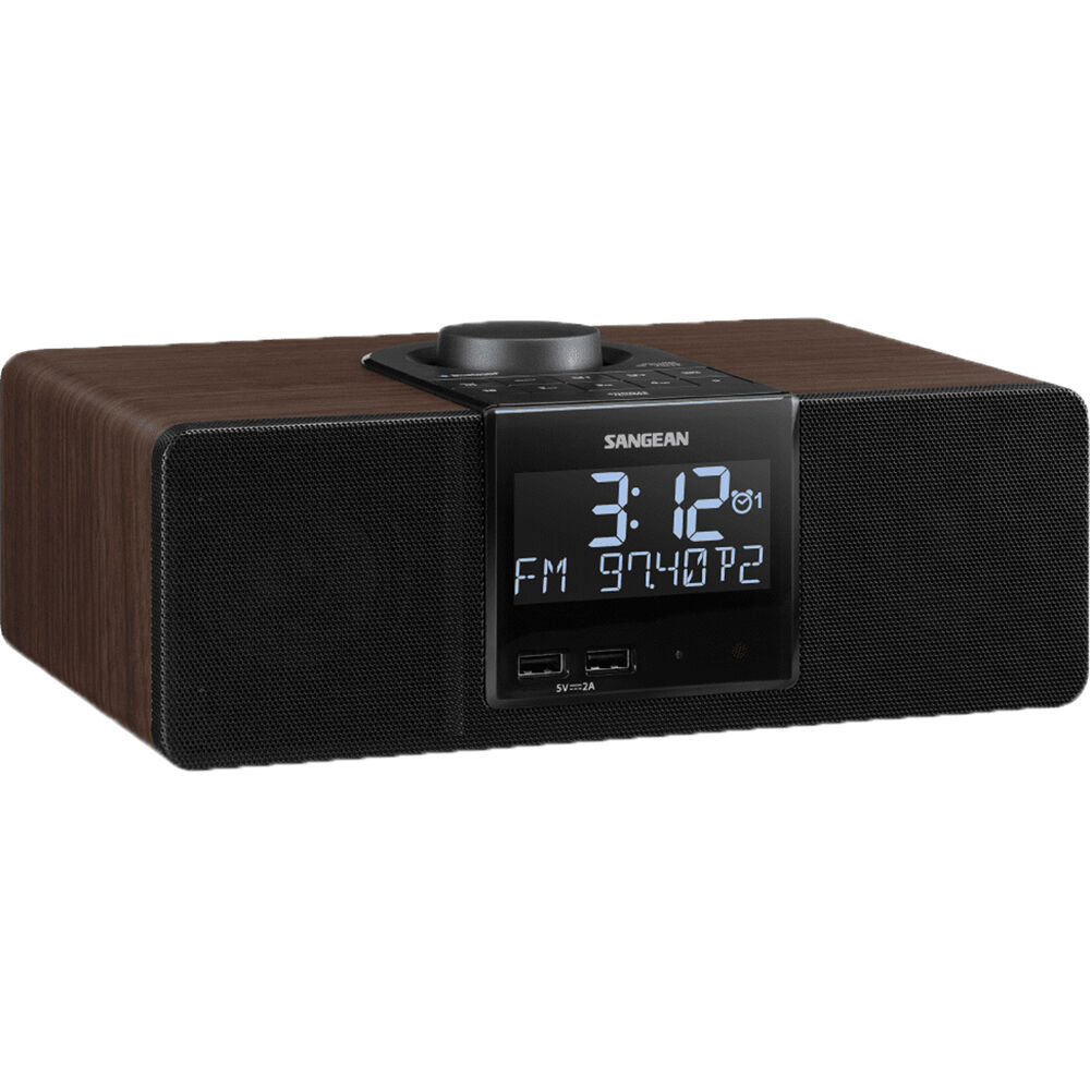 Sangean RCR-40 Radio de Mesa AM/FM-RBDS con Bluetooth y Puertos USB-A