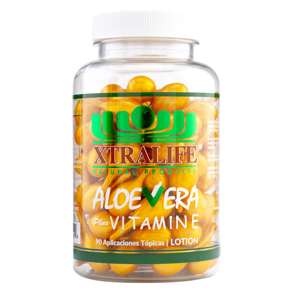 Aloe Vera y Vitamina E - Xtralife Natural Products - 90 Softgels