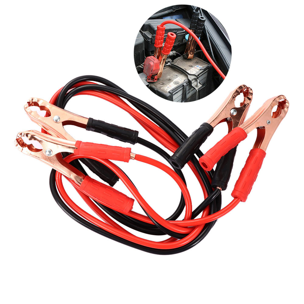 Arrancador de Bateria Carro Cable Pasar Corriente 1000A 150cm