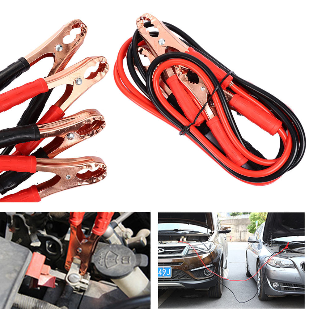 Arrancador de Bateria Carro Cable Pasar Corriente 500A 150cm