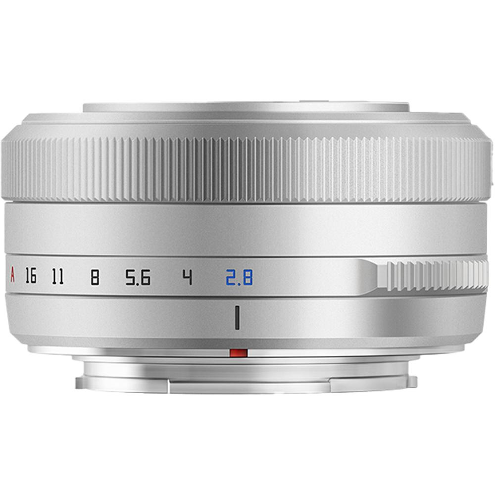 TTArtisan 27mm f/2.8 Lens para cámaras FUJIFILM X - Diseño pancake, Motor AF STM, Distan