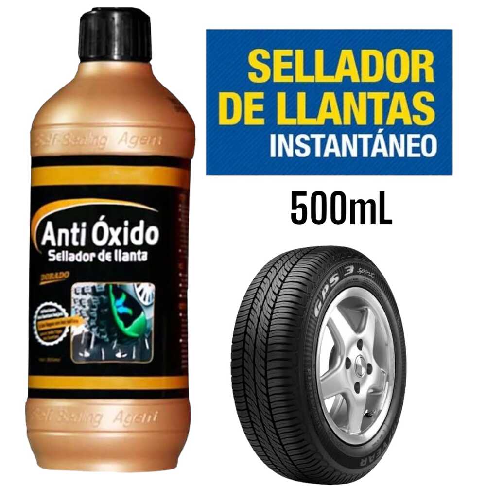 Líquido Antipinchazos Preventivo Sellador De Llantas Auto Bicicleta Moto Scooter